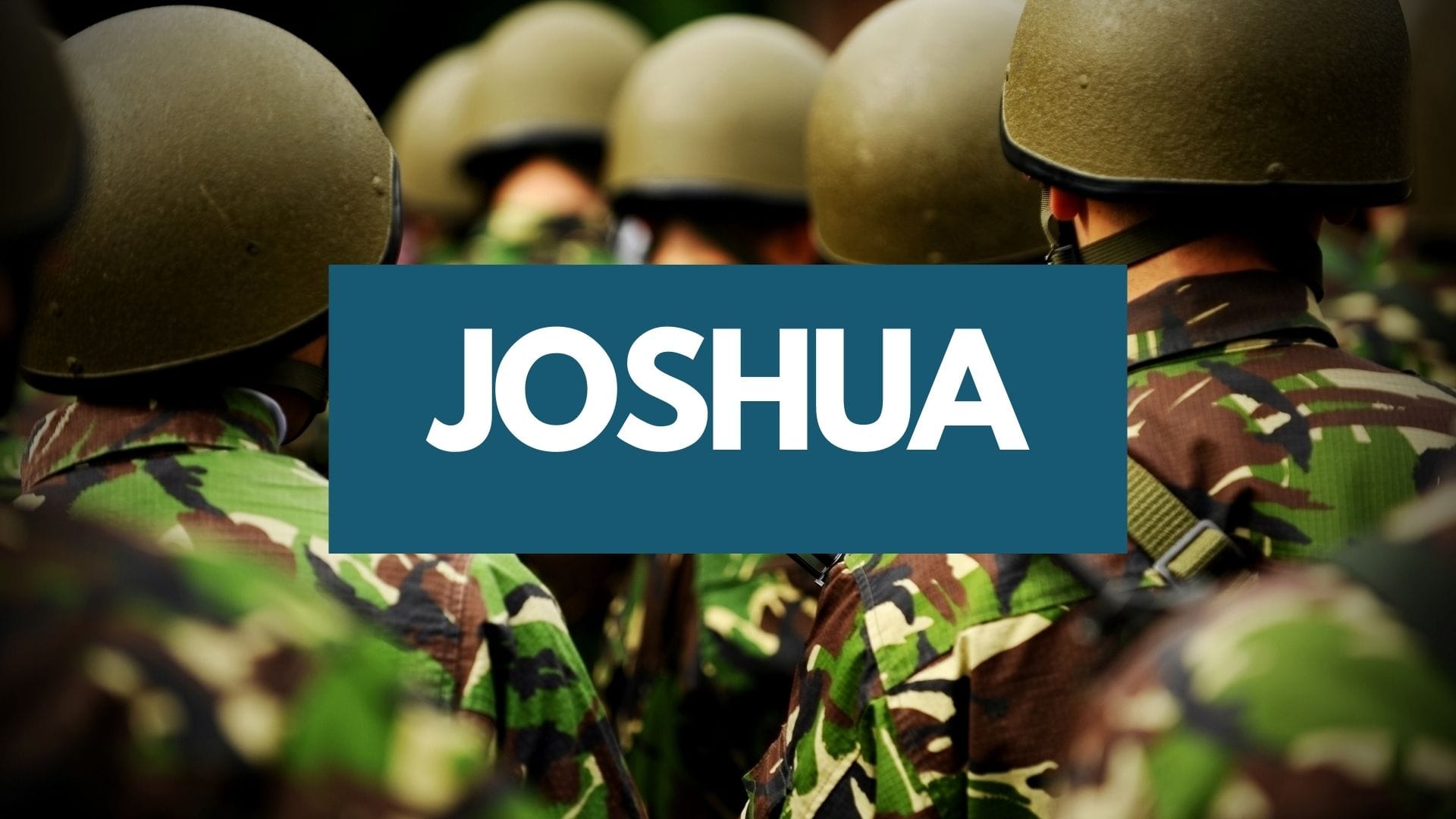 Joshua 24: A Beautiful Ending